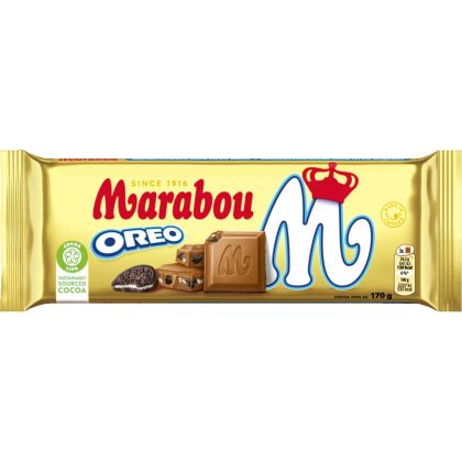 МАРАБОУ МЛЕЧЕН ШОКОЛАД С ОРЕО ЧАСТИЦИ 170 ГР