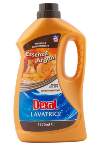 ДЕКСАЛ ТЕЧЕН ГЕЛ ЗА ПРАНЕ С АРГАН 1875 МЛ 25 П 