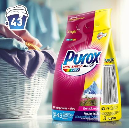 ПУРОКС СУХ ПРАХ КОЛОР 43 П 3000 ГР  