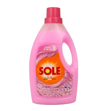 СОЛЕ ТЕЧЕН ГЕЛ ЗА ВЪЛНЕНИ ДРЕХИ 1000 МЛ /РОЗОВ/