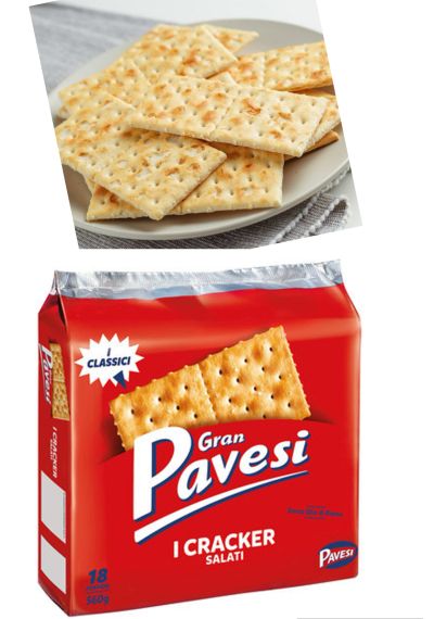 КРЕКЕРИ ГРАН ПАВЕСИ СЪС СОЛ 560 ГР /ЧЕРВЕНИ/