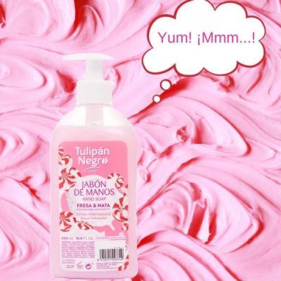 ТУЛИПАН ТЕЧЕН САПУН ЯГОДОВА СМЕТАНА И ЗАХАРНИ БОНБОНИ 500 МЛ