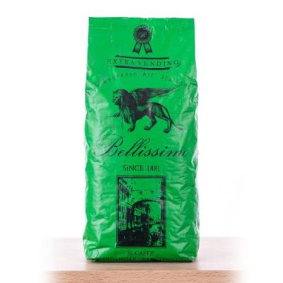 БЕЛИСИМО КАФЕ  1000 ГР /ЗЕЛЕНО/ МЛЯНО