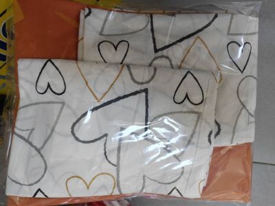 ЛУКСОЗЕН СПАЛЕН КОМПЛЕКТ СЪРЦА В ОРАНЖ 4 ЧАСТИ БЕЗ ЛАСТИК