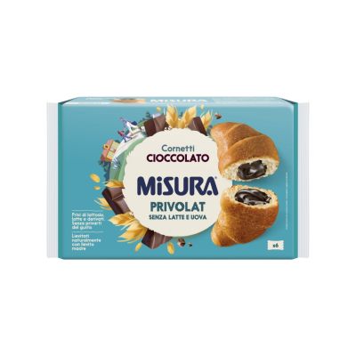 МИСУРА КРОАСАНИ С НАТУРАЛЕН КВАС И ШОКОЛАДОВ ПЪЛНЕЖ БЕЗ ЯЙЦА,ЛАКТОЗА,МЛЯКО И МЛЕЧНИ ПРОДУКТИ 298 ГР / ЗЕЛЕН ПАКЕТ /