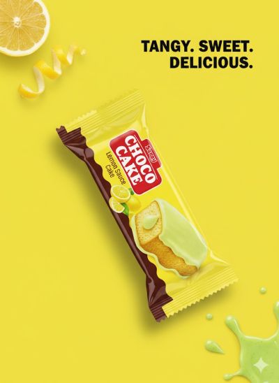 САРАЙ ЧОКО КЕЙК С ЛИМОНОВ КРЕМ 40 ГР