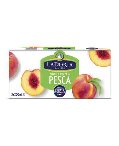 СОК ЛАДОРИА ПРАСКОВА 3 Х 200 МЛ