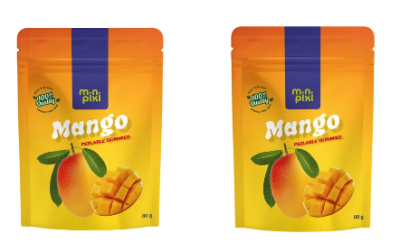 МИНИ ПИКСИ ЖЕЛИРАНИ БОНБОНИ С МАНГО 1 + 1 80 Г