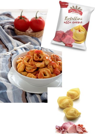 ПАСТ ОРО ТОРТЕЛИНИ С МЕСО 500 ГР