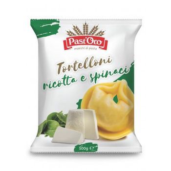 ПАСТ ОРО ТОРТЕЛИНИ С РИКОТА И СПАНАК 500 ГР