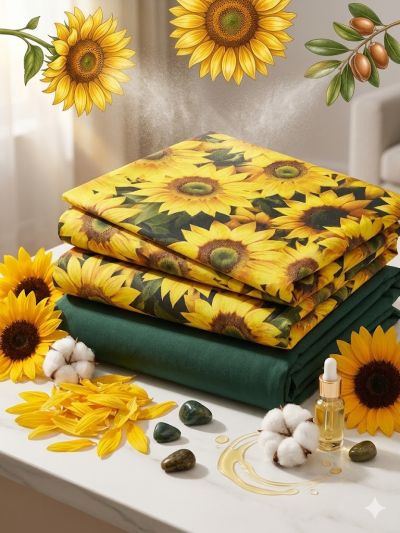 ЛУКСОЗЕН 3Д СПАЛЕН КОМПЛЕКТ СЛЪНЧОГЛЕДИ 5 ЧАСТИ БЕЗ ЛАСТИК