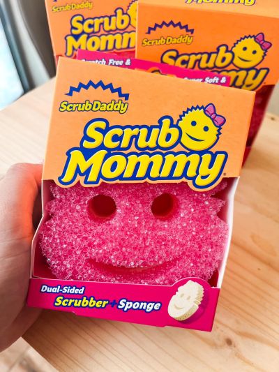 ЦИФ СКРЪБИ МАМИ ПОЧИСТВАЩА ГЪБА /РОЗОВА УСМИВКА/