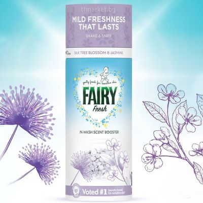 ФЕЙРИ ФРЕШ ПЕРЛИ ЗА ПРАНЕ ЦВЯТ ОТ КОПРИНЕНО ДЪРВО И ЖАСМИН 155 ГР /ЛИЛАВИ/