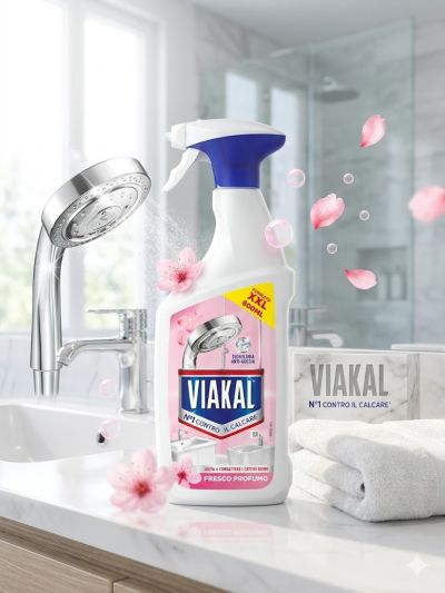 ВИАКАЛ СПРЕЙ ЗА БАНЯ 800 МЛ / РОЗОВ/