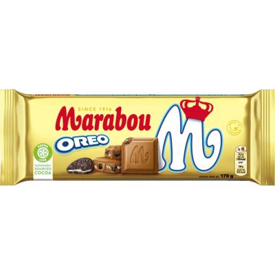 МАРАБОУ МЛЕЧЕН ШОКОЛАД С ОРЕО ЧАСТИЦИ 170 ГР