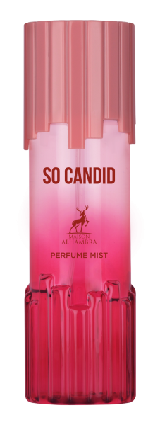 АРАБСКИ ДАМСКИ ЛУКСОЗЕН СПРЕЙ ЗА ТЯЛО MAISON ALHAMBRA SO CANDID PERFUME MIST 250 МЛ