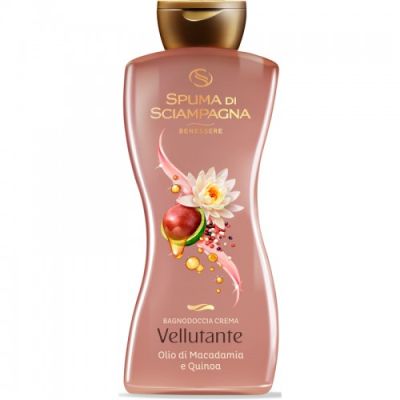 СПУМА ПЯНА ОТ ШАМПАНСКО ДУШ ГЕЛ МАКАДАМИЯ И КИНОА 650 МЛ