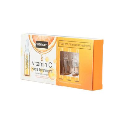 СЕНС АМПУЛИ ЗА ЛИЦЕ С ВИТАМИН Ц 7 БР ПО 2 МЛ /ОРАНЖЕВИ/